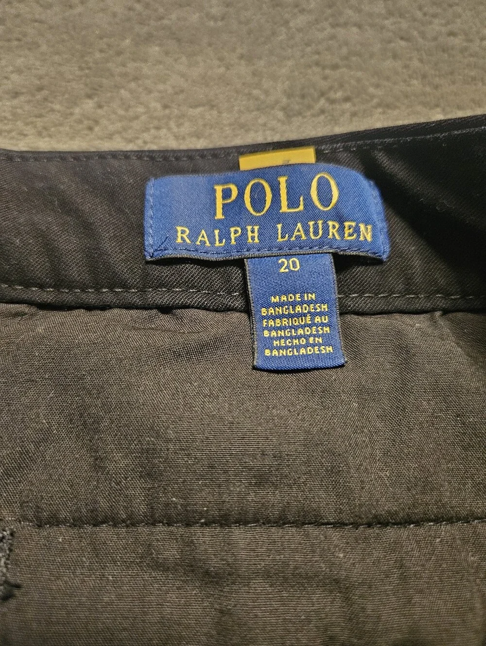 Polo Ralph Lauren Boys Straight Fit Flex Abrasion Twill Pant Size 20